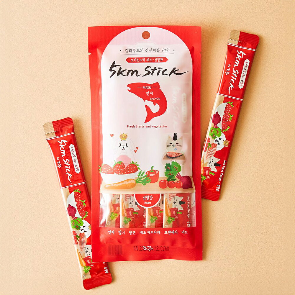 ＵＴＯ｜5km stick 犬貓營養蔬果肉泥 韓國朝貢台灣公司貨/開立發票 4