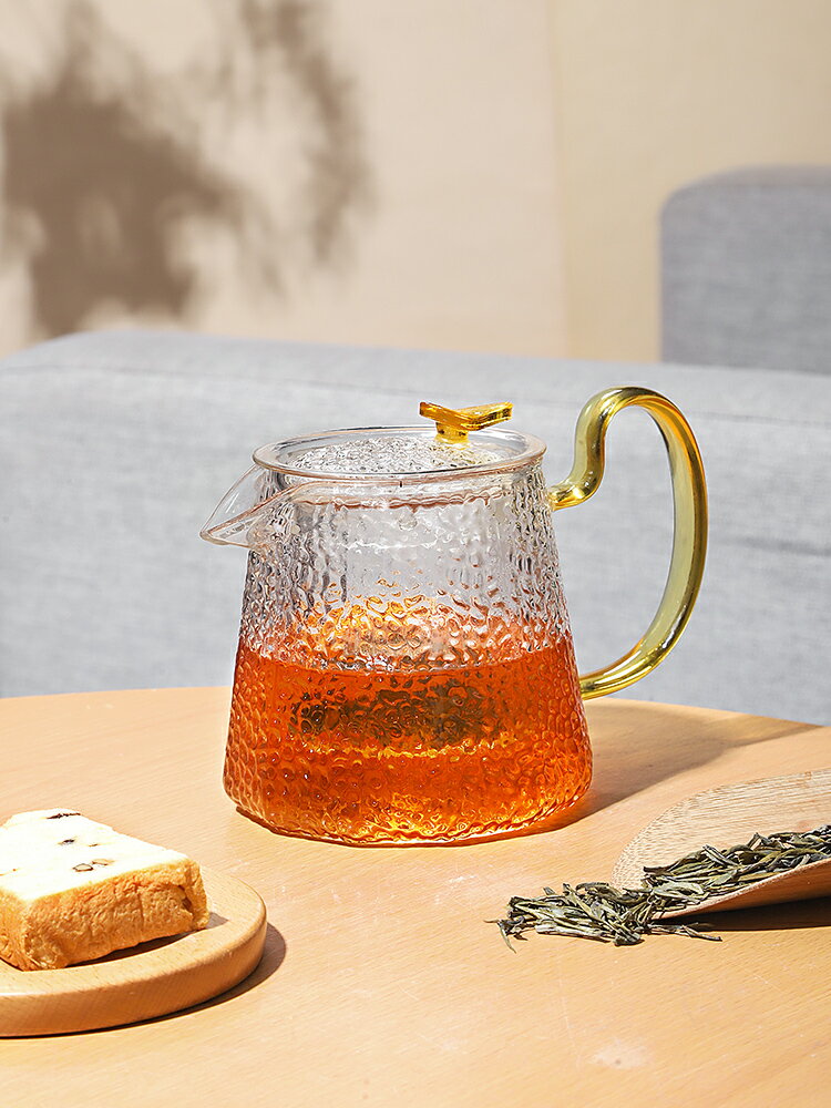 玻璃泡茶壺家用水壺耐高溫煮茶器茶具套裝茶水分離花茶電陶爐小號