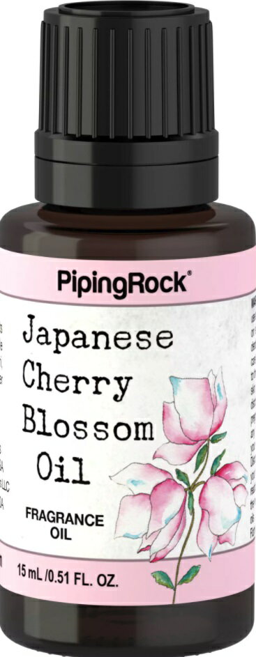 UPC 840994118226 product image for Piping Rock Japanese Cherry Blossom Fragrance Oil 15 mL/0.51 fl. oz. Dropper Bot | upcitemdb.com