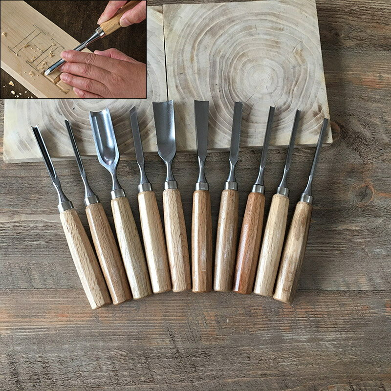 10件套木工雕刻刀1入