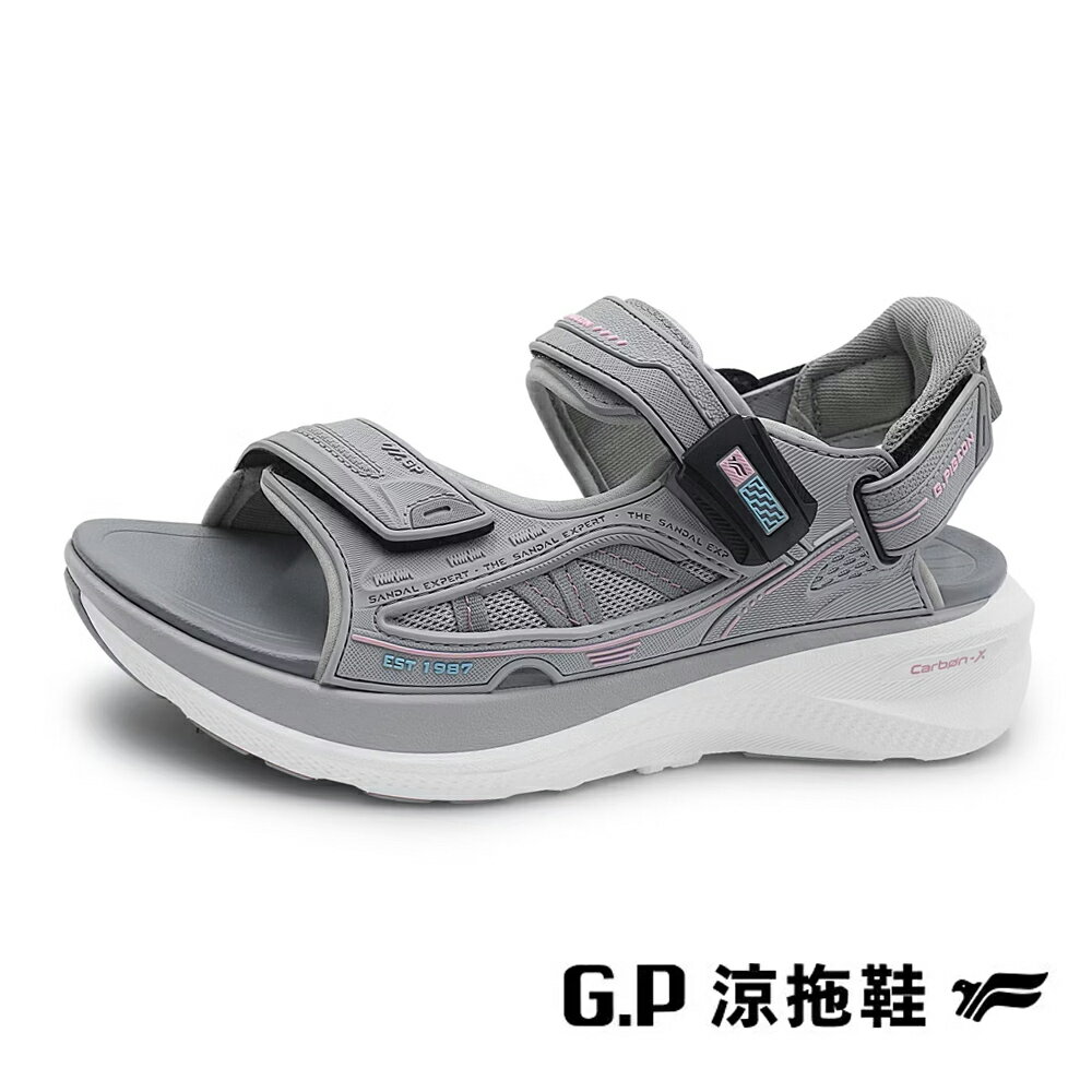 G.P(女)AXION Carbon-X磁吸快扣碳纖維機能涼鞋 女鞋-淺灰色