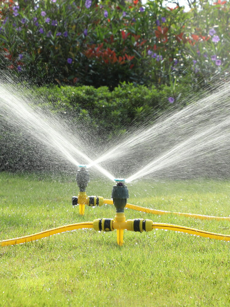 360度自動灑水器旋轉農業園林灌溉澆花澆水噴頭綠化草坪溫1寸