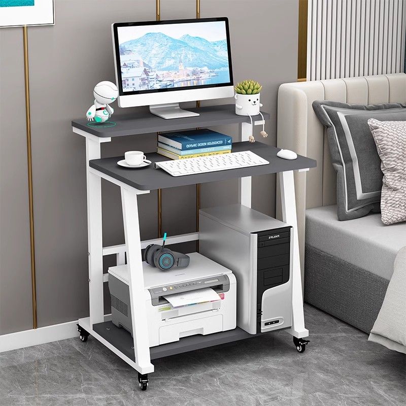 【公司貨 最低價】臺式電腦桌小戶型小型雙層單人迷你家用移動書桌桌子簡易臥室簡約 3