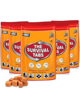 25年保存!美國製生存嚼片(24粒)MRE儲備物資戰備防災食品survival tabs