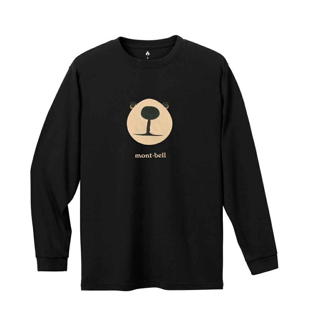 Mont-Bell 日本熊臉長袖排汗T