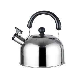 加厚不鏽鋼燒水壺大容量平底壺鳴音水壺電磁爐燃氣通用室外茶水壺