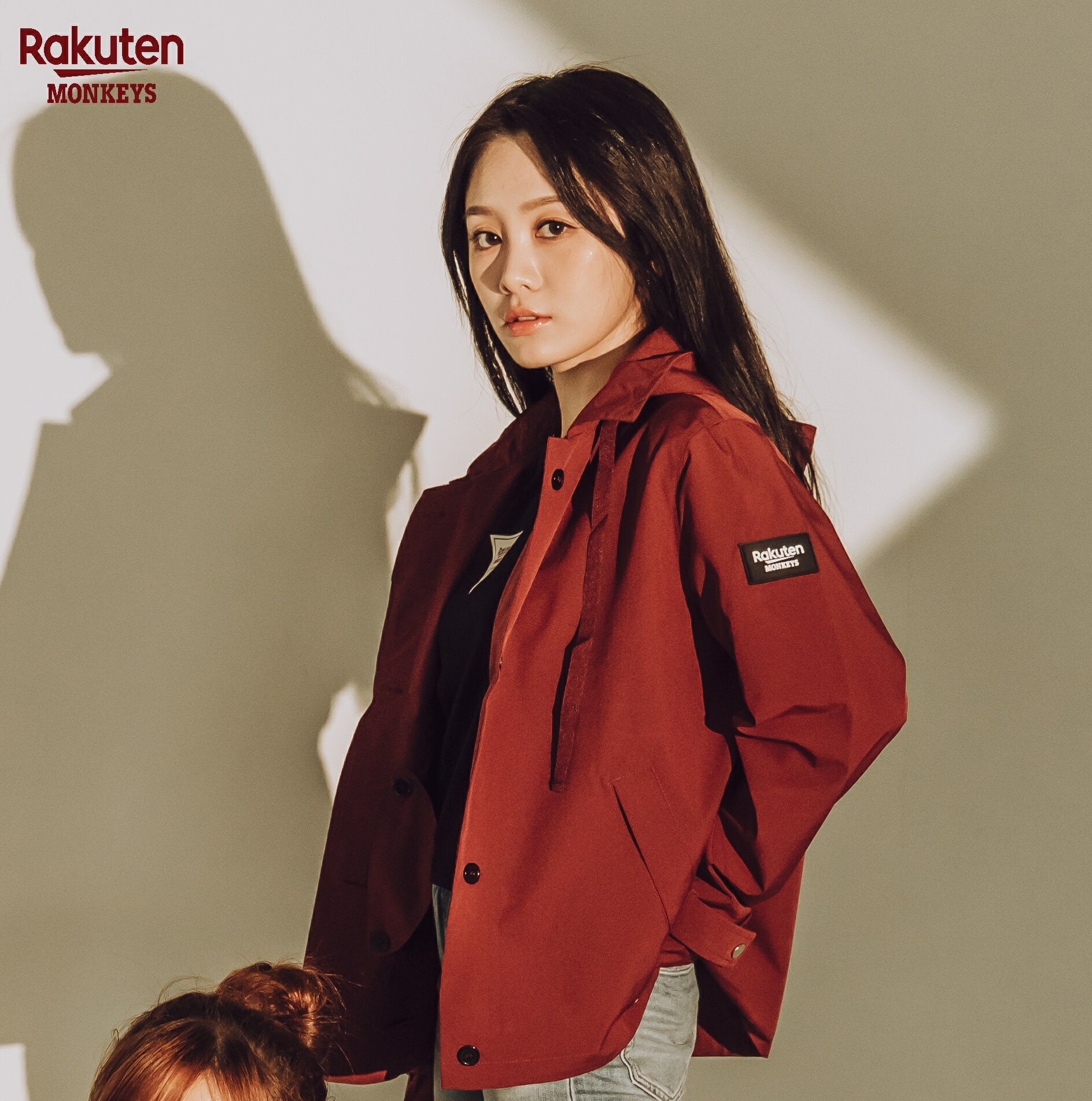 樂天防風外套 #酒紅