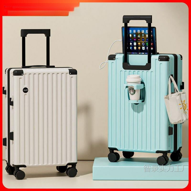行李箱 登機箱 拉桿箱 熱賣款！免運行李箱女拉桿箱旅行箱多功能學生密碼箱結實耐用可坐萬向輪皮箱子八折下殺 打骨折 可開發票 加客服賴享受巨額減免金牌保障