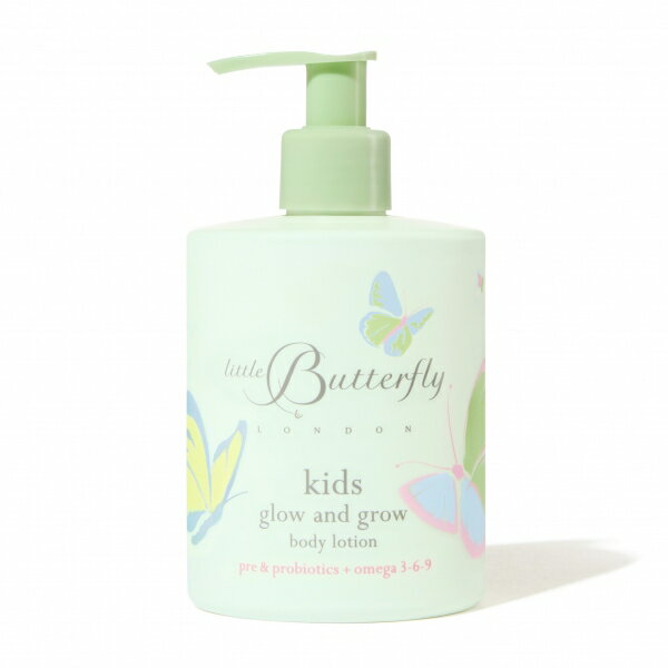 【倫敦小蝴蝶 Little Butterfly London】3+歡樂益菌兒童乳液300ml/瓶 (3歲以上/兒童身體乳液/身體乳液)