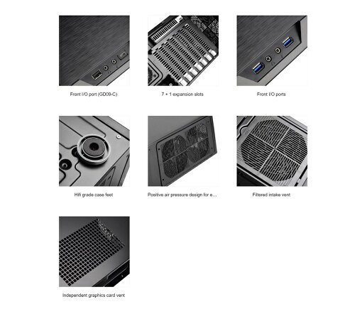 Gd09 Rackmount 【享最高折300】SilverStone 銀欣 GD09 電腦機殼/USB 3.0 版本/SST-GD09B | 米特3C數位 | 樂天市場 ...