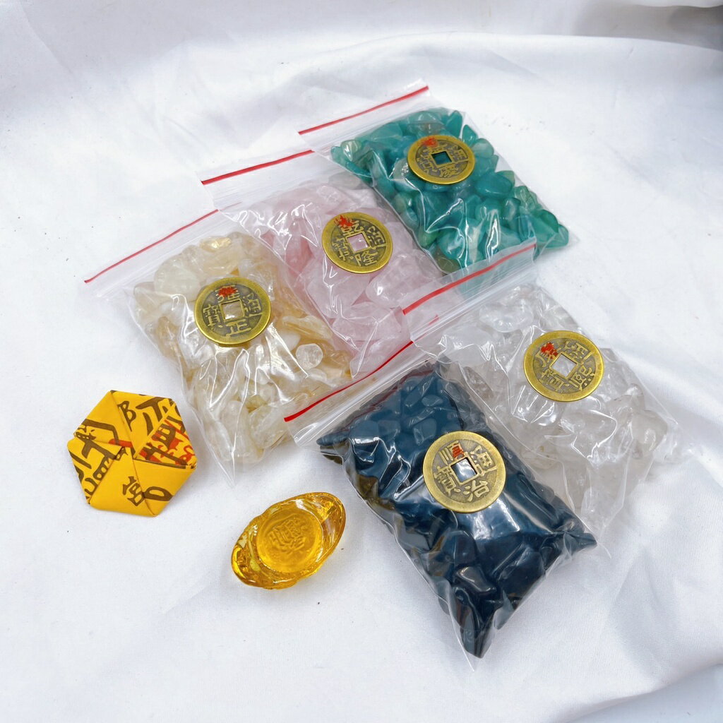 💯 鶯歌 五路財神 招財進寶 開運生財 聚寶盆 套組 七星陣 正財偏財 ❤️含淨化加持 含底座 2