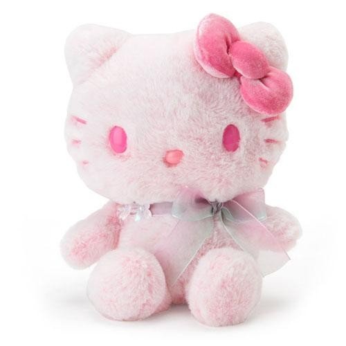 大賀屋 日貨 HELLO KITTY 娃娃 玩偶 玩具 限量 收藏品 KT 櫻花 正版 L00010994