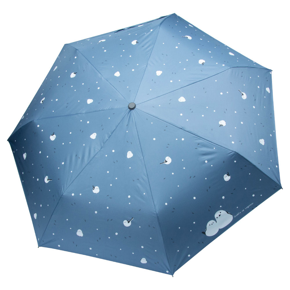 (隨機出貨不挑色)自動折疊傘 SHIMAENAGA 長尾山雀 58cm NITORI宜得利家居