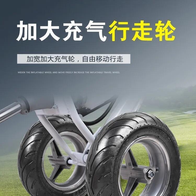 【可開發票】品質保證-手推式割草機通用車架背負式側掛式汽油割草機地鑽改裝手推式機架 4
