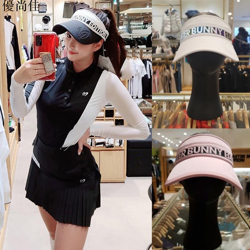 高爾夫帽 高爾夫球帽 運動帽 運動帽子 MASTER BUNNY22韓國高爾夫女帽子時尚遮陽鬆緊運
