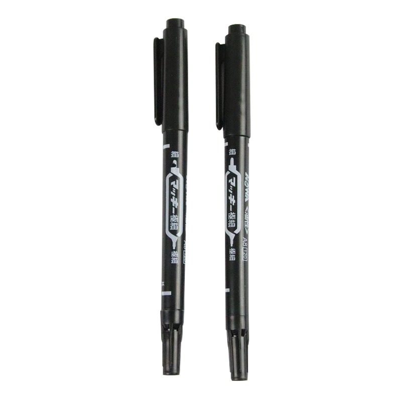雙頭奇異筆 油性防水 奇異筆 簽字筆 黑色 記號筆 麥克筆 油性筆 5