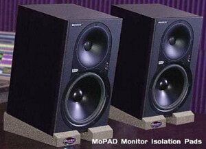 美國 Auralex MoPad 專業監聽喇叭/書架型喇叭隔離墊材(內含8片/自由調整角度)【唐尼樂器】