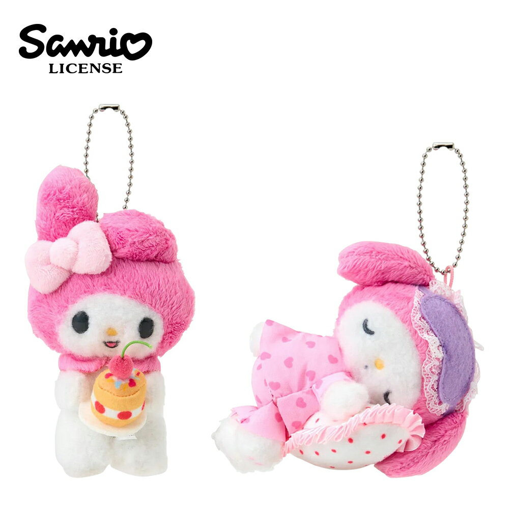 【日本正版】美樂蒂 玩偶吊飾 吊飾 娃娃 絨毛玩偶 Netflix原創動畫 My Melody 三麗鷗 SANRIO