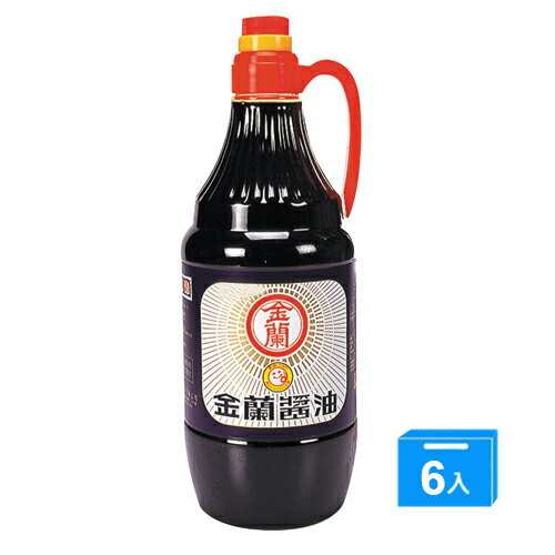 金蘭醬油2000ml*6【愛買】