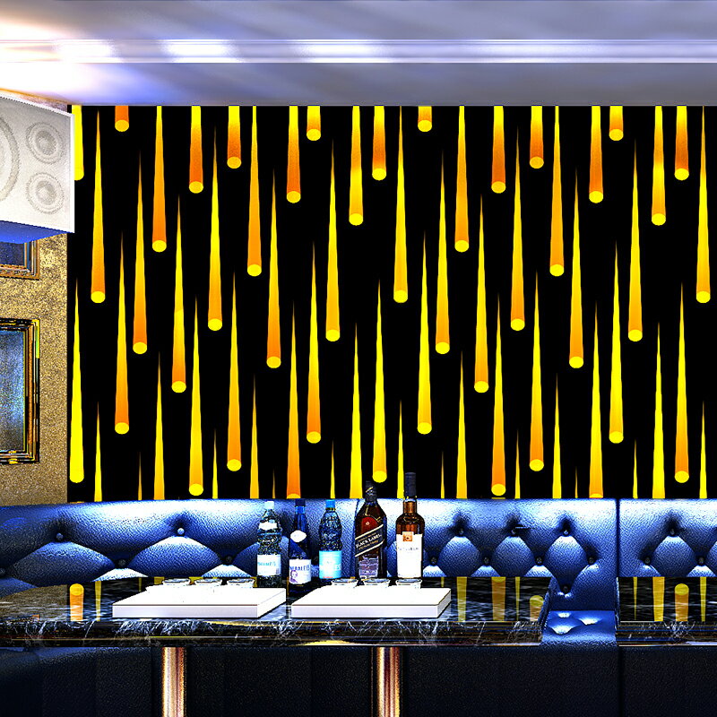 KTV墻紙3D立體閃光發光反光墻布酒吧包廂包房裝飾裝修背景墻壁紙