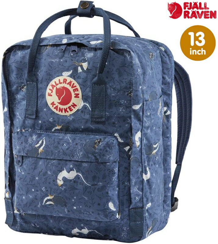 Fjallraven 瑞典北極狐 Kanken Art Laptop 13 筆電包/13吋電腦雙肩背包 23612 975 寓言藍