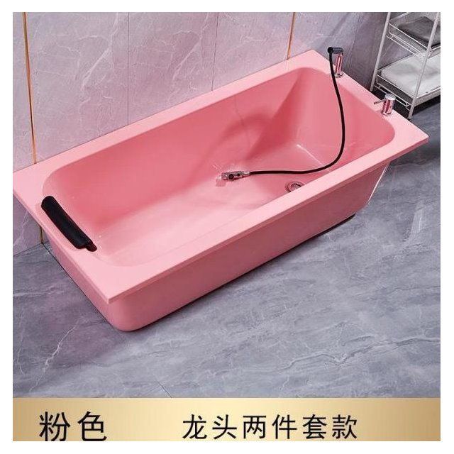 【可開發票】亞克力小戶型家用保溫浴盆澡堂成人浴缸澡盆大人老人泡澡