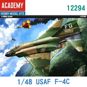 Academy 愛的美 1/48模型 幽靈II戰鬥機 美國 F-4C 戰鬥機 越南戰爭 12294