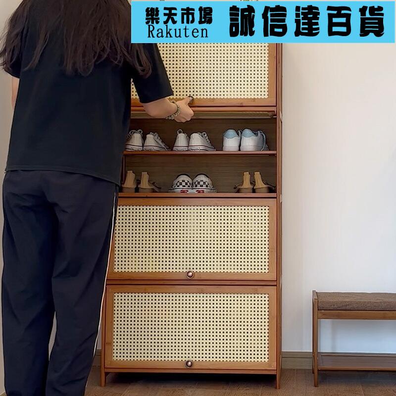家用門口宿舍立式落地鞋架簡約櫃子收納防塵簡易鞋櫃一體櫃