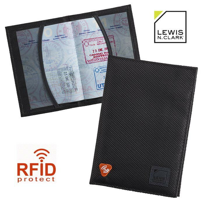 LEWIS N CLARK 護照夾 護照套 RFID防盜錄護照夾