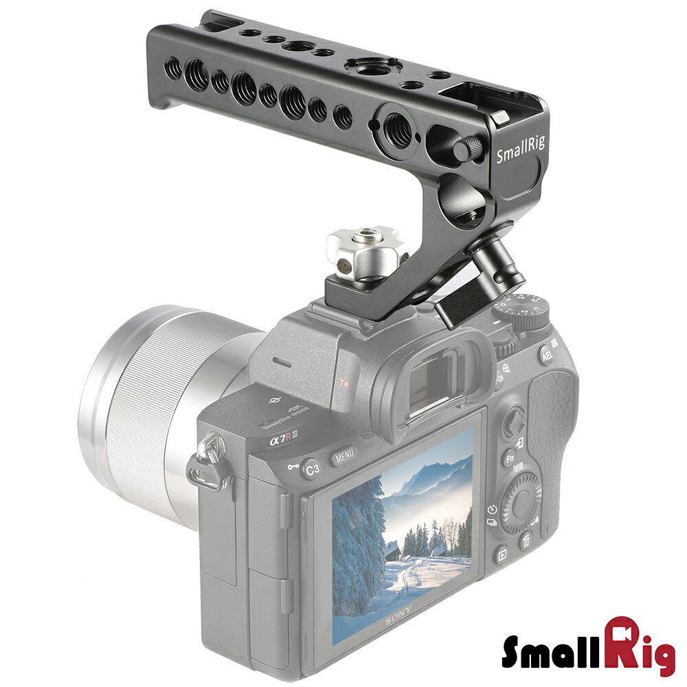 限時★.. SmallRig 2094 通用冷靴握把 提把 可直上相機熱靴座 GH5 A73 提籠 兔籠 錄影用支架 Arca-Swiss 公司貨 SMR2094B【夏日限時 全館點數5倍送】