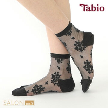 <br/><br/>  日本靴下屋Tabio 優雅透明亮紗花朵短襪<br/><br/>