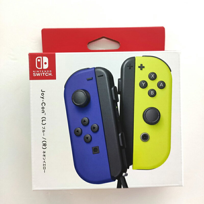 任天堂 Nintendo Switch Joy-Con 左右手把 -藍/電光黃 臺灣公司貨