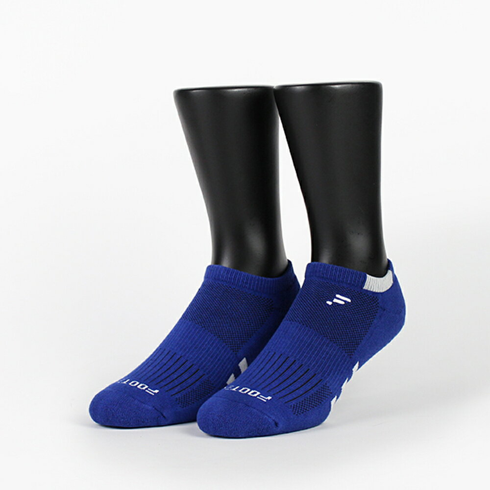 FOOTER 重返簡約運動船短襪 除臭襪 短襪 運動襪 襪子 黑白藍綠(男-K176L/XL)