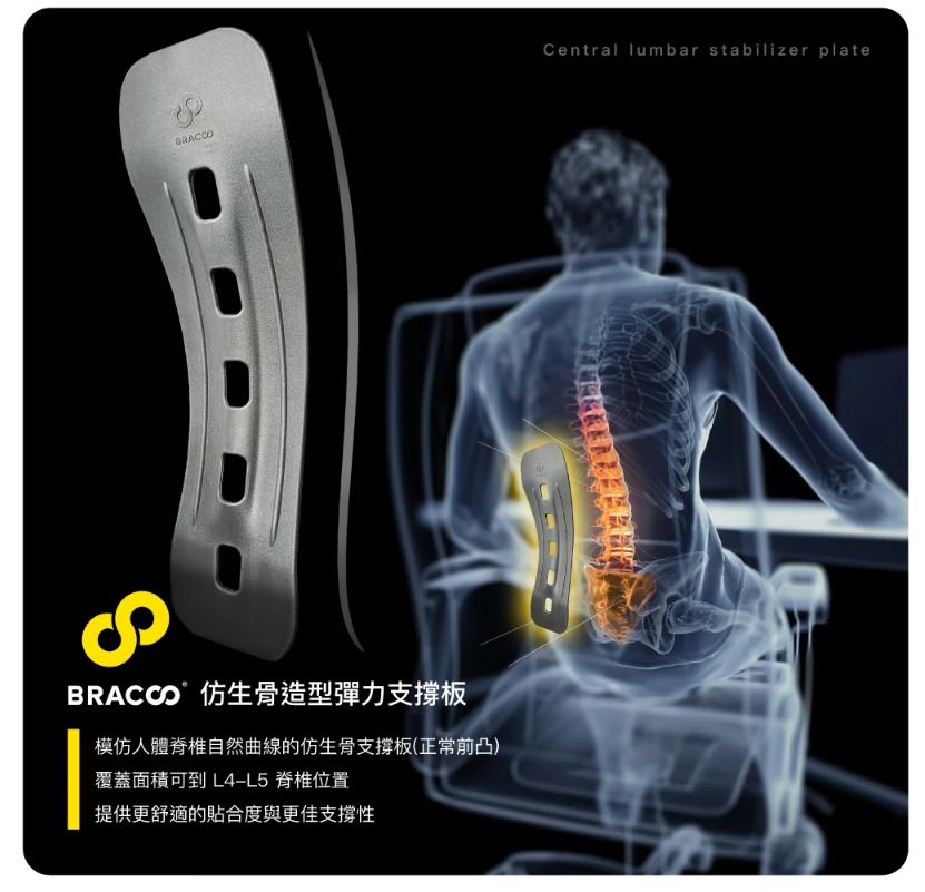 BRACOO 奔酷 仿生骨曲線彈力支撐護腰 BP61(S/M/L/XL) 護腰 3