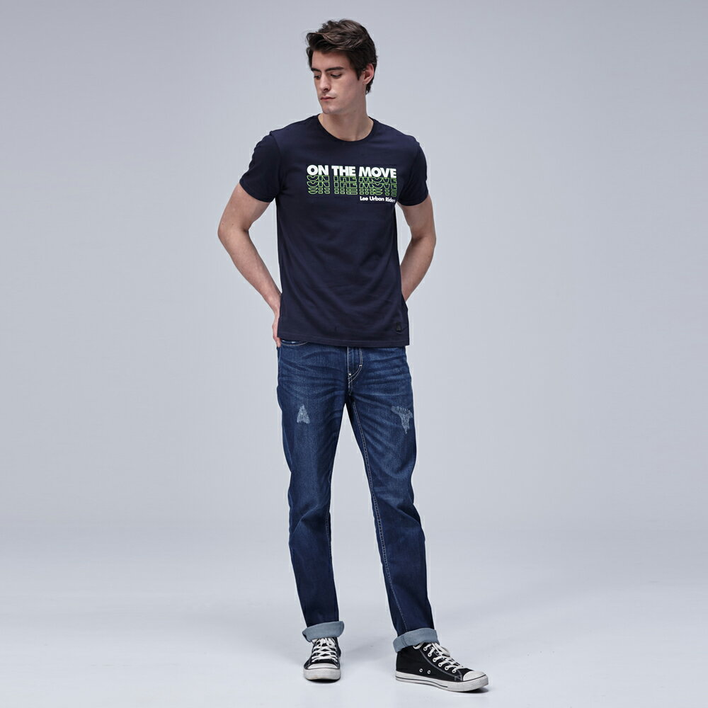 ❆涼感褲❆Lee 726 中腰舒適小直筒牛仔褲 RG Jade Fusion 男款 中藍 3