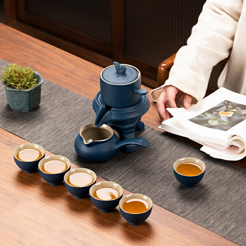 陶瓷茶具套裝家用懶人石墨泡茶神器辦公室會客現代簡易自動沖茶器