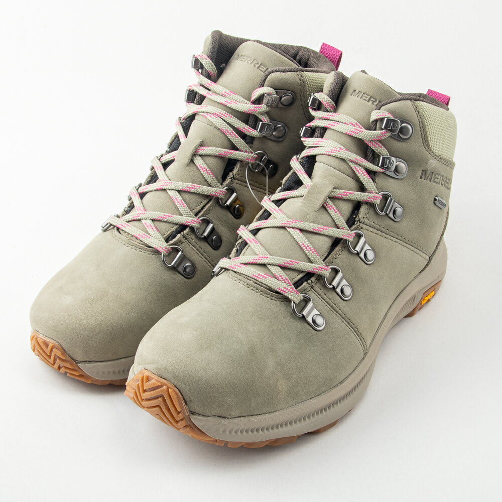 Merrell 戶外鞋 Ontario 2 Mid WP 女鞋 岩石綠  防水 透氣 登山鞋 黃金大底 ML135474