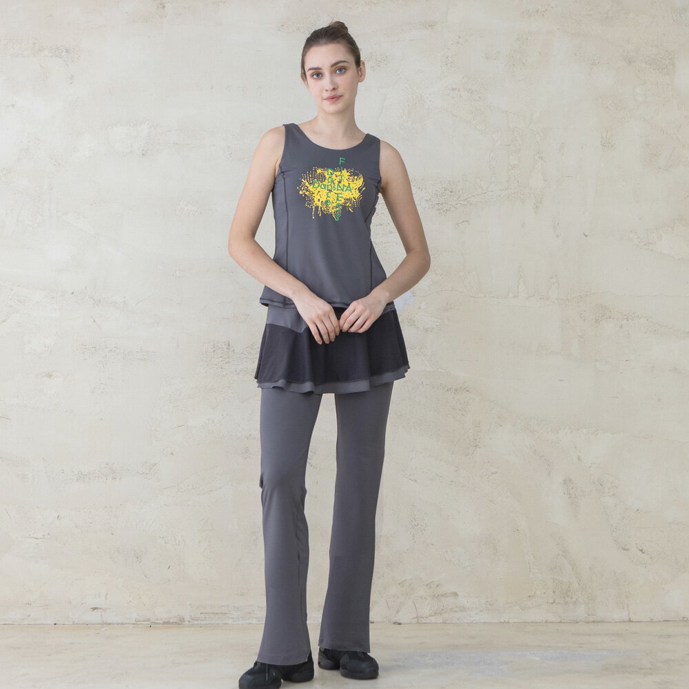 DansNA 假兩件式長褲裙【DAN24001】 1