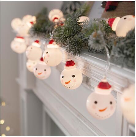 雪人燈串聖誕節創意裝飾用品聖誕樹掛件店鋪店內櫥窗商場場景布置 全館免運