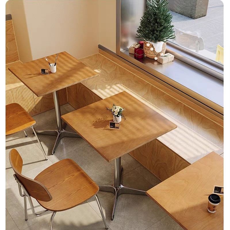 公司貨 超低價 復古海洋板商用酒吧餐廳咖啡廳民宿餐飲簡約網紅ins風奶茶店桌椅 快速發貨