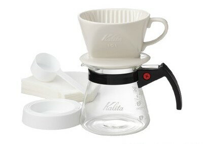 金時代書香咖啡 Kalita 101系列陶瓷濾杯組合 1-2人份 #35161