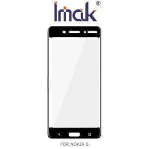 Imak NOKIA 6 全屏鋼化玻璃膜 滿版 鋼化玻璃貼 鋼化膜 玻璃貼-黑色【出清】