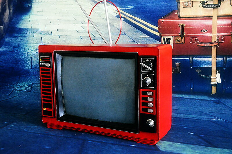 美琪 中式懷舊凱歌牌黑白電視機 手工藝品模型擺件 預購7天+現貨