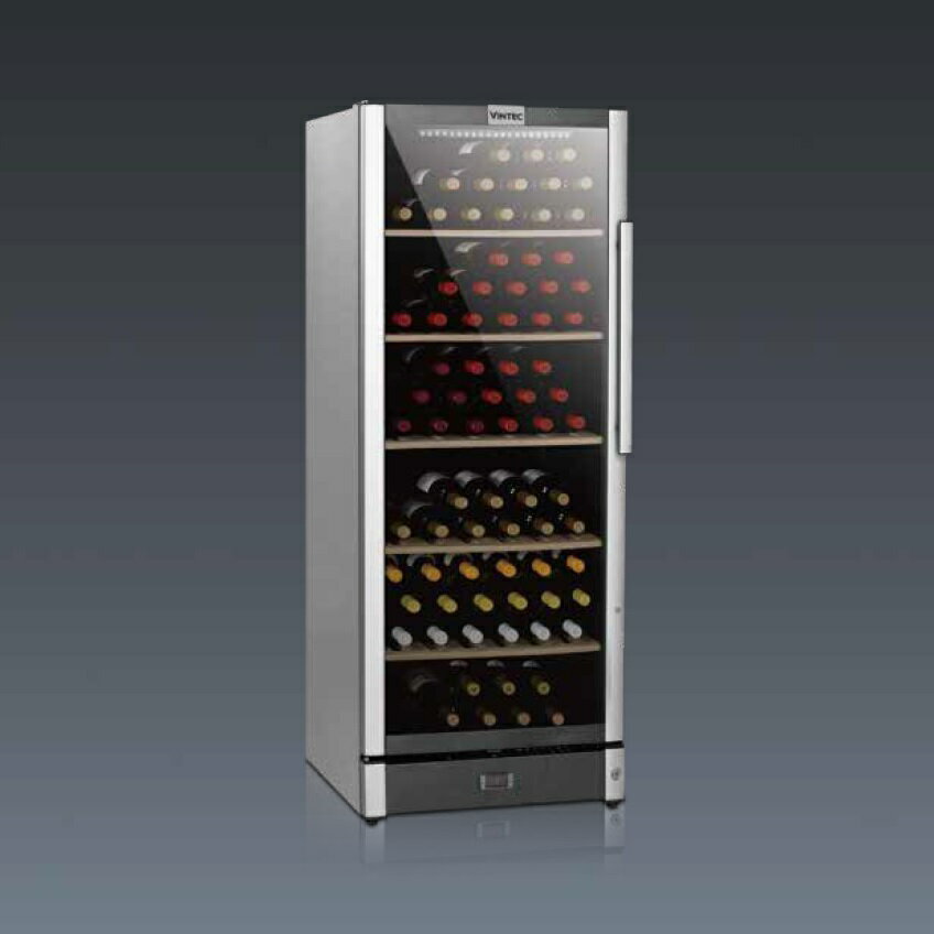 【領券折300】【得意家電】Vintec VWM122SAA-X 獨立式酒櫃(122瓶) ※熱線07-7428010