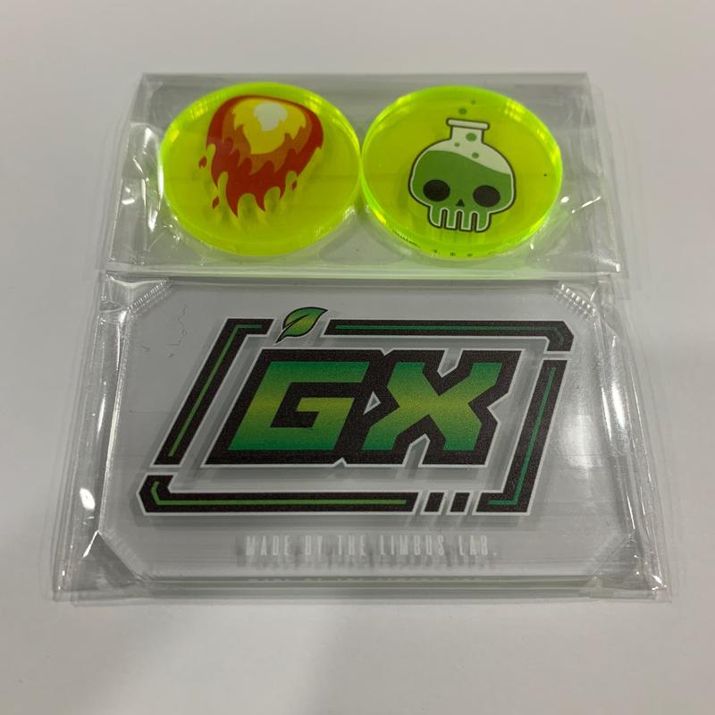 草系 壓克力GX板 加燒傷中毒指示物組 PTCG 寶可夢卡片遊戲專用 The Limbus Lab 高雄龐奇桌遊 正版桌遊專賣 桌上遊戲商品