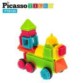 PicassoTiles PTB120 畢卡索百變刷毛觸感積木