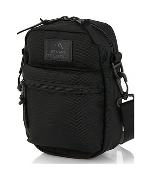 【【蘋果戶外】】GREGORY 148184-0440 黑色子彈【2L】EASY POCKET 斜背包 小包 日系潮包 腰包
