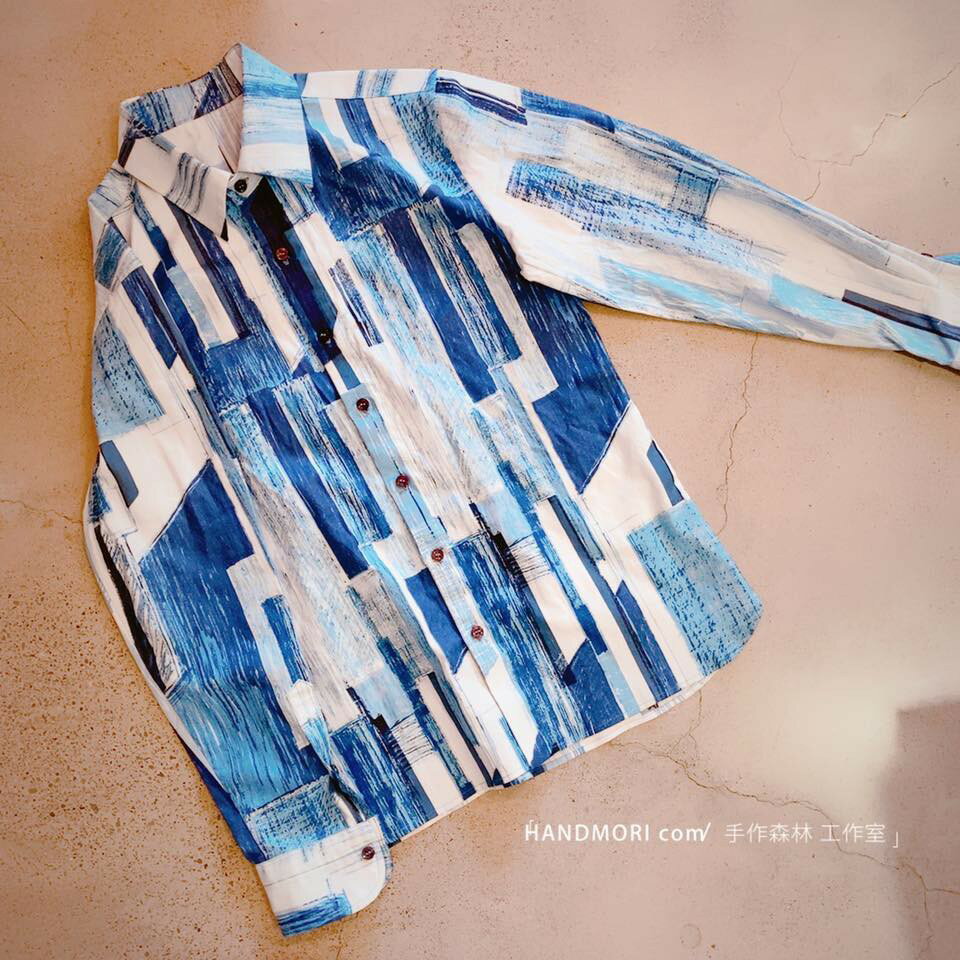 手作森林 品牌原寸紙型（僅紙型無作法）- 長袖襯衫 襯衫 大人服 洋裁紙型