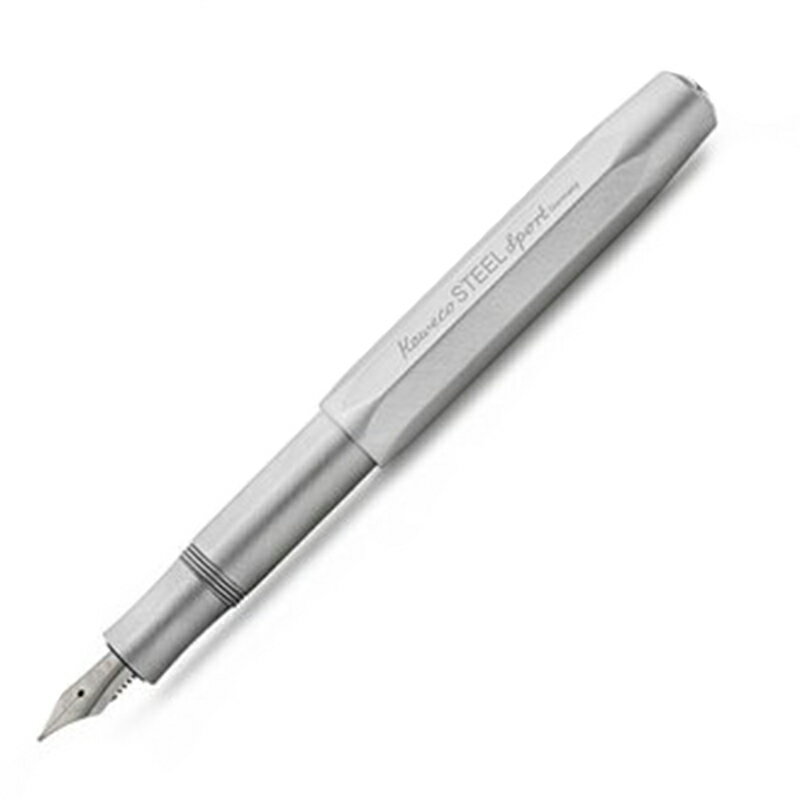 預購商品 德國 KAWECO STEEL Sport 系列鋼筆 0.7mm 不鏽鋼 F尖 4250278613556 /支