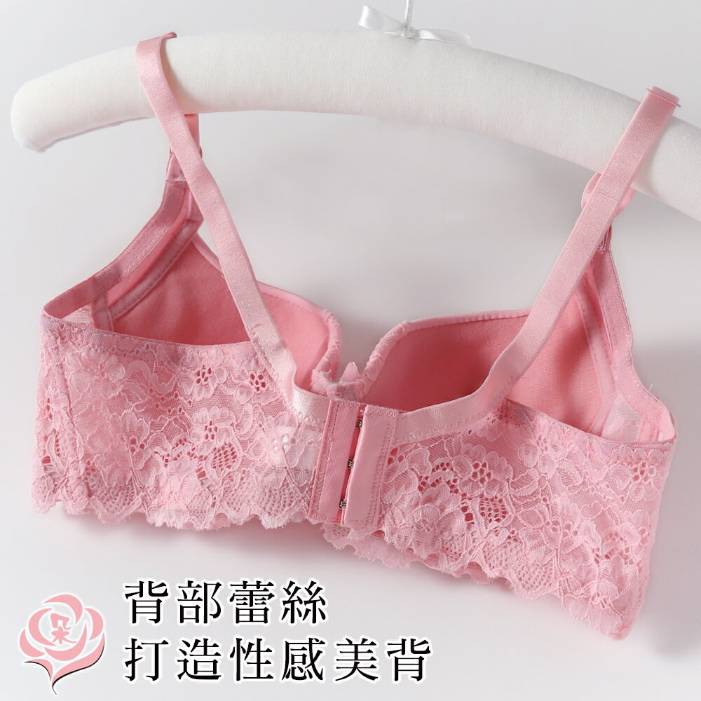 細緻刺繡蕾絲內衣 半罩優雅性感 包覆提托34.36.38.40.42C 女內衣 (8039)-唐朵拉 4